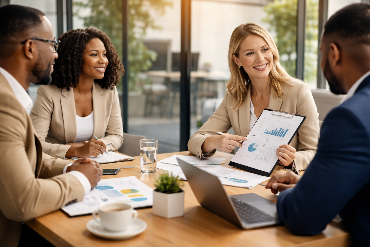 Business consulting meeting